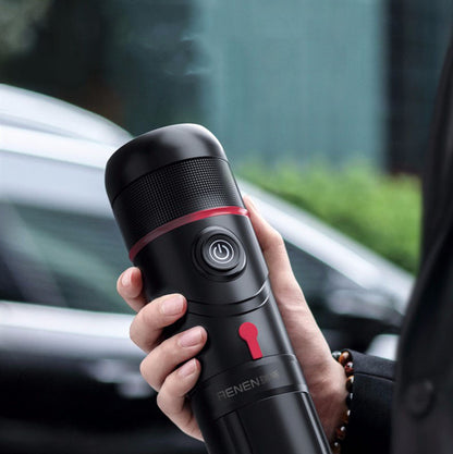 Outdoor Portable Capsule Coffee Machine – Mini Travel Espresso Maker for Camping, Car & Home Use