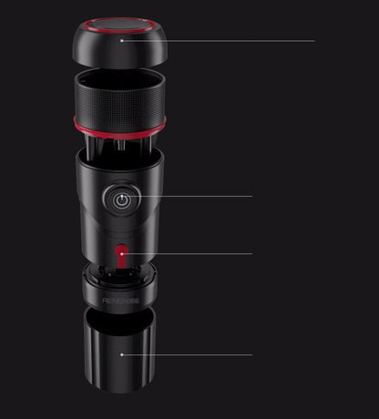 Outdoor Portable Capsule Coffee Machine – Mini Travel Espresso Maker for Camping, Car & Home Use