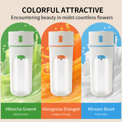 Portable USB Rechargeable Electric Juicer Blender – Wireless Fruit Mixer, Orange Juice Maker, Ice Crush Cup & Mini Food Processor
