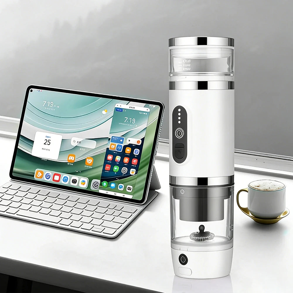 Home Multifunctional 3-in-1 Portable Capsule Coffee Machine 20Bar – Outdoor Camping Espresso Maker, Compact Travel Drip Coffee Machine