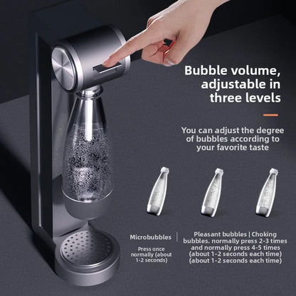 Home Carbonated Beverage Maker - Sparkling Water and Soda Machine