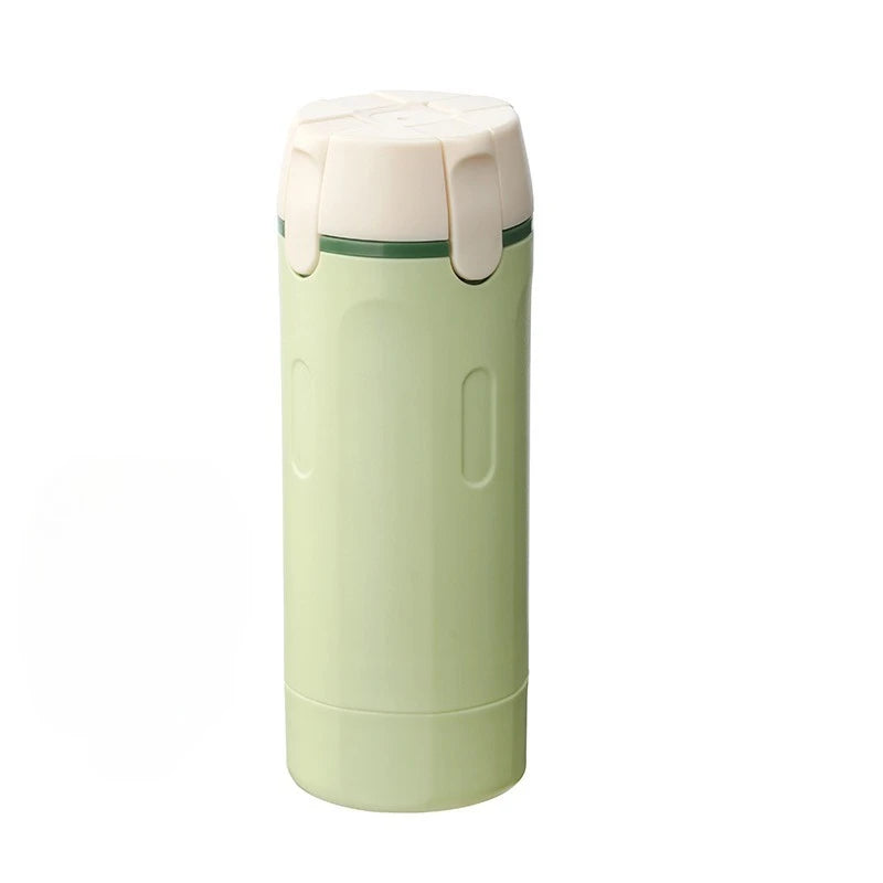 4-in-1 Emulsion Dispenser Bottle, Travel Bottle, Minimalist with Labels, Travel Dispenser Bottle, Toiletry Container