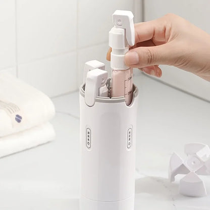 4-in-1 Emulsion Dispenser Bottle, Travel Bottle, Minimalist with Labels, Travel Dispenser Bottle, Toiletry Container