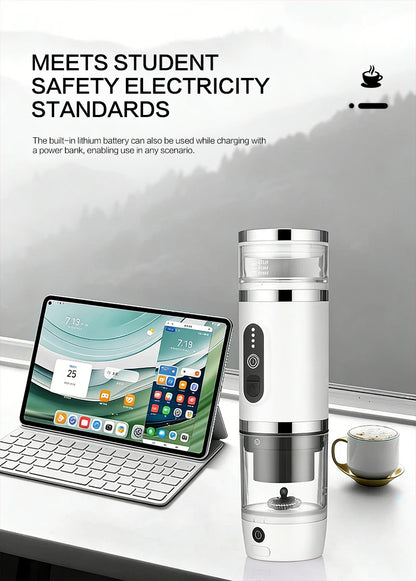Home Multifunctional 3-in-1 Portable Capsule Coffee Machine 20Bar – Outdoor Camping Espresso Maker, Compact Travel Drip Coffee Machine