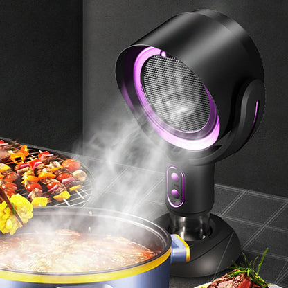 Portable USB Rechargeable Desktop Range Hood – Compact Kitchen Exhaust Fan for Smoke & Odor Removal in Small Spaces