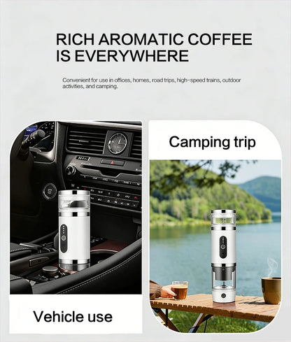 Home Multifunctional 3-in-1 Portable Capsule Coffee Machine 20Bar – Outdoor Camping Espresso Maker, Compact Travel Drip Coffee Machine