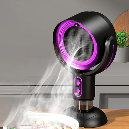 Portable USB Rechargeable Desktop Range Hood – Compact Kitchen Exhaust Fan for Smoke & Odor Removal in Small Spaces