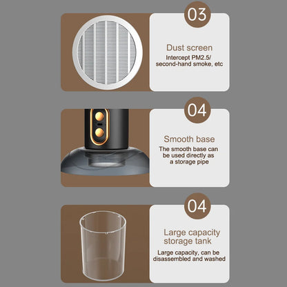 Portable USB Rechargeable Desktop Range Hood – Compact Kitchen Exhaust Fan for Smoke & Odor Removal in Small Spaces