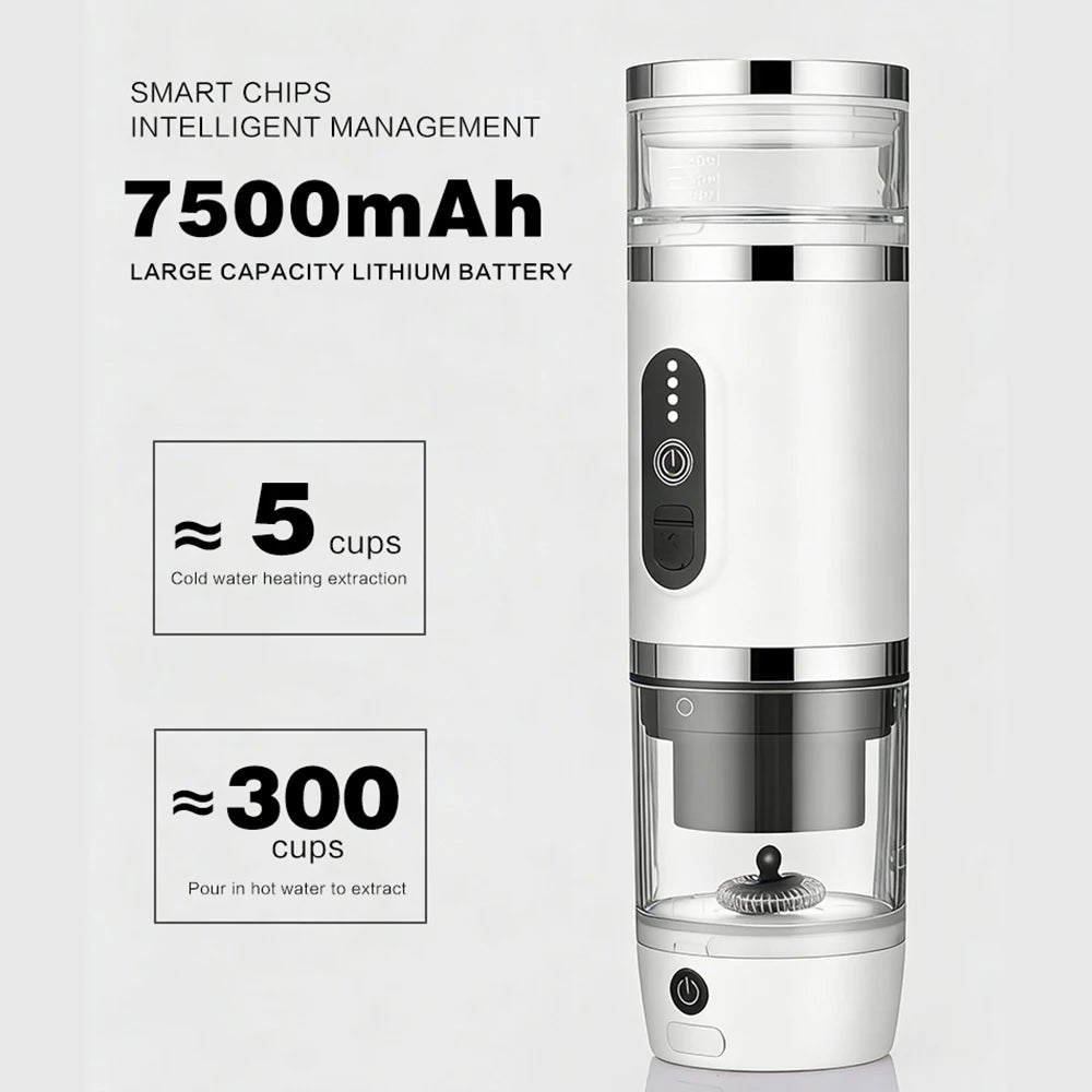 Home Multifunctional 3-in-1 Portable Capsule Coffee Machine 20Bar – Outdoor Camping Espresso Maker, Compact Travel Drip Coffee Machine