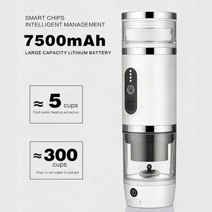 Home Multifunctional 3-in-1 Portable Capsule Coffee Machine 20Bar – Outdoor Camping Espresso Maker, Compact Travel Drip Coffee Machine